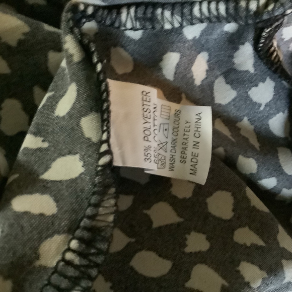 Women's Ecowish Dress, Black & White, Size M - Picture 4 of 13